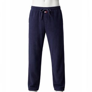 Tommy Hilfiger Navy Thin Fleece Lounge/Pyjamas Pants with pockets.